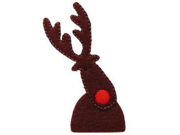 Aufbügler Elch, Weihnachten, Winter