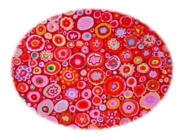 Paperweight Paprika - Kaffe Fassett Classics, Patchworkstoff Rottöne (FreeSpirit)